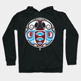 Wasp Shamanic Animal Emblem Hoodie